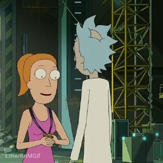 Rick and Morty emoji 😗