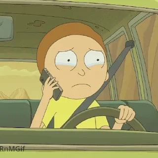 Rick and Morty emoji 😯