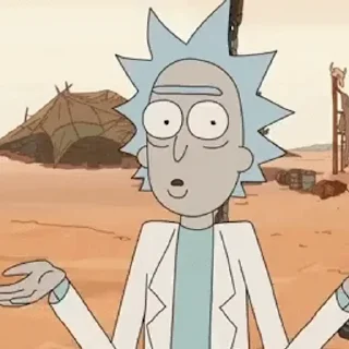 Стікер Rick and Morty 😉