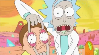 Эмодзи Rick & Morty 👀