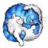 Эмодзи Telegram «Rinas Blue Cats» 🤗