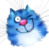 Эмодзи Telegram «Rinas Blue Cats» 😉