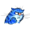 Эмодзи Telegram «Rinas Blue Cats» 👊