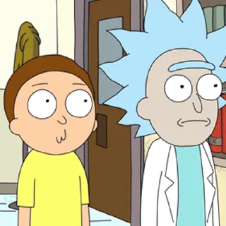 Стикер Rick and Morty 🤣