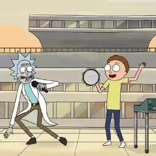 Стікер Rick and Morty 😃