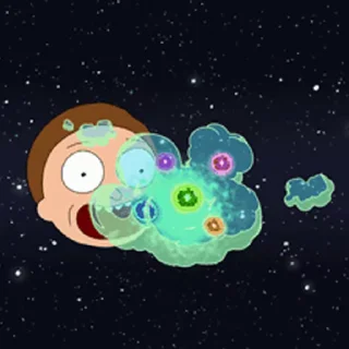 Стікер Rick and Morty 🫠