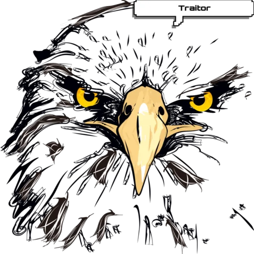 Стикер Telegram «Hawks» 😑