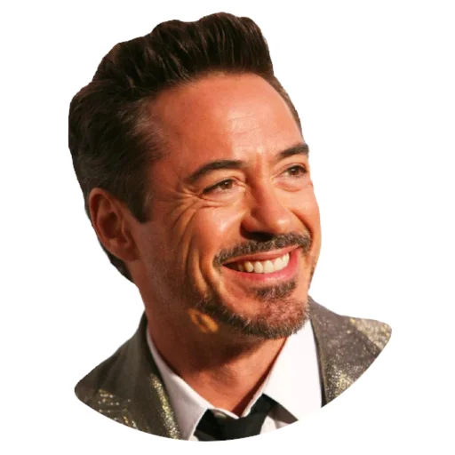 Telegram Sticker «Robert Downey Jr.» 😁