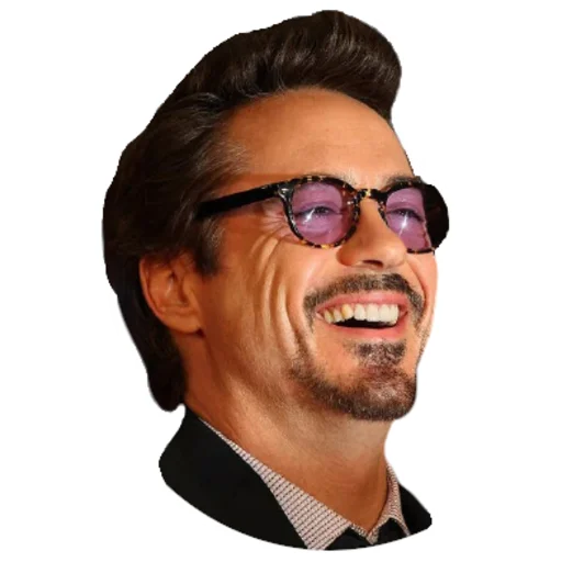 Telegram Sticker «Robert Downey Jr.» 😆