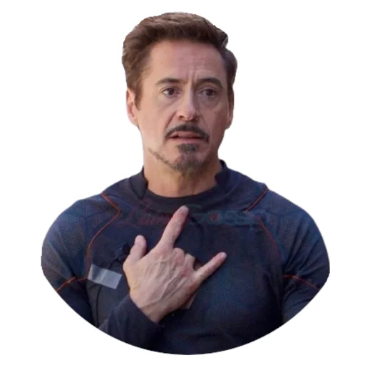 Telegram Sticker «Robert Downey Jr.» 🤟