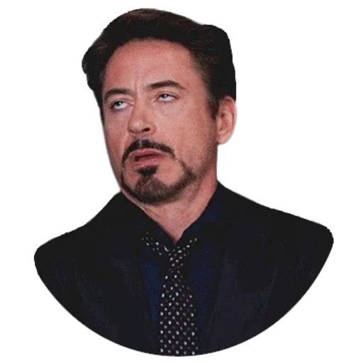 Telegram Sticker «Robert Downey Jr.» 🙄