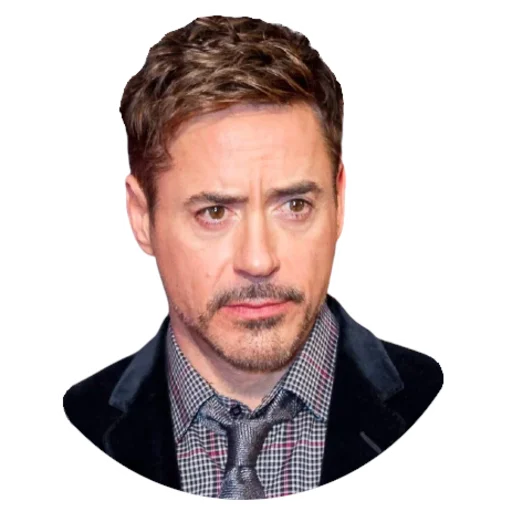 Telegram Sticker «Robert Downey Jr.» 😠
