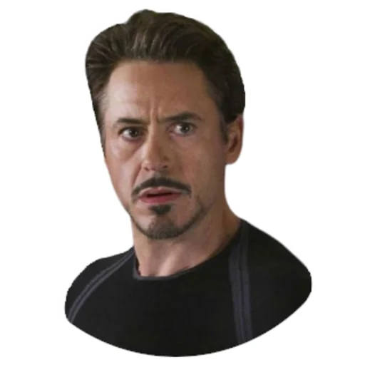 Telegram Sticker «Robert Downey Jr.» 😳