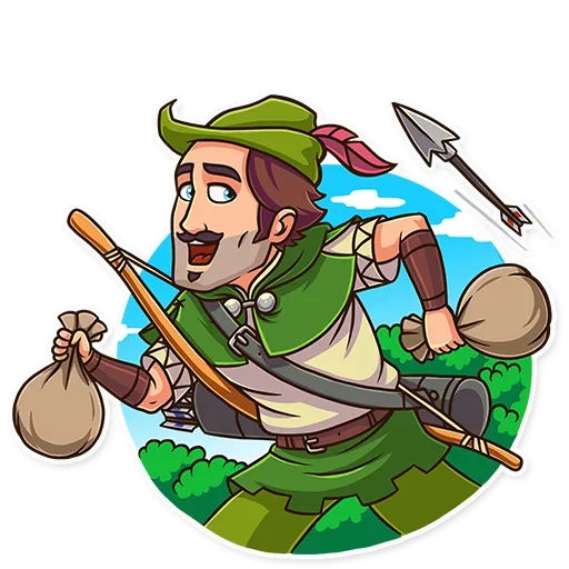 Эмодзи Robin Hood 
