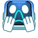 Емодзі Robo Emoji 😱