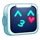 Robo Emoji stiker 😘