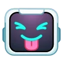 Стикер Robo Emoji  😝