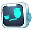 Robo Emoji  sticker 🤨