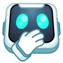 Стикер Robo Emoji  🫢