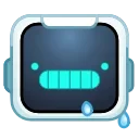 Robo Emoji stiker 😬