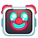 Стикер Robo Emoji  🤡
