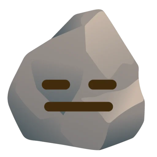 Rock (сделано likeosha) emoji 😔