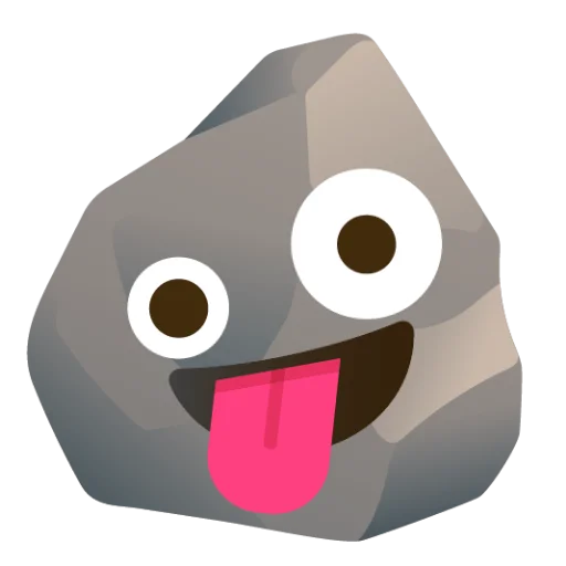 Rock (сделано likeosha) emoji 😜