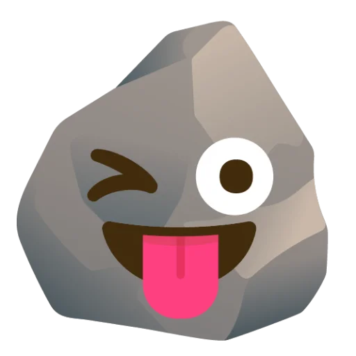 Rock (сделано likeosha) emoji 😝