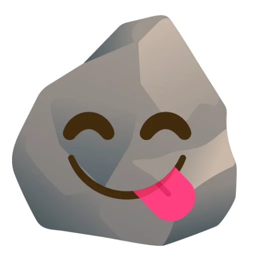 Rock (сделано likeosha) emoji 🥹