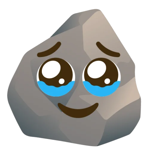 Rock (сделано likeosha) emoji 🥲