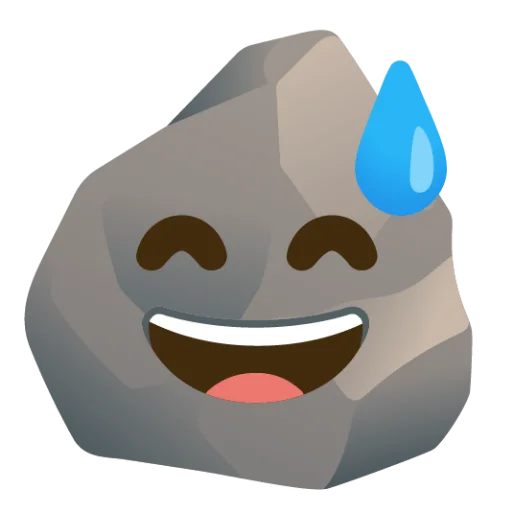 Rock (сделано likeosha) emoji 😆