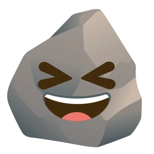 Rock (сделано likeosha) emoji 😁