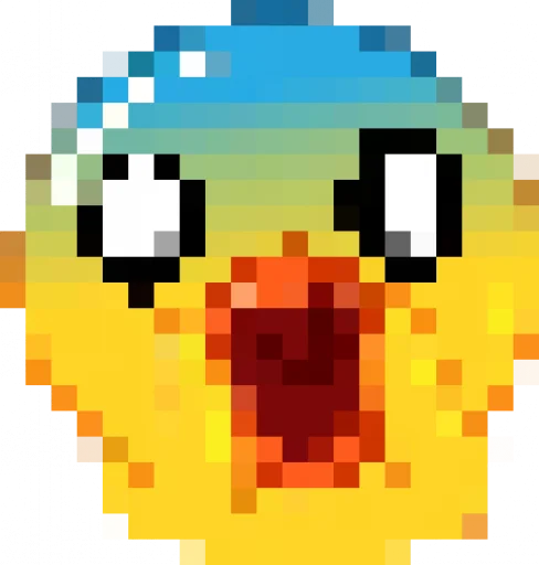 Rofl 8-bit Duck emoji 😱