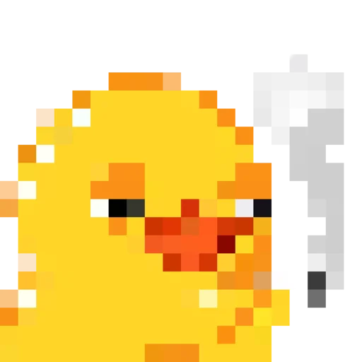 Rofl 8-bit Duck emoji 🚬