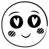 Telegram emoji очень эмоциональная рожица