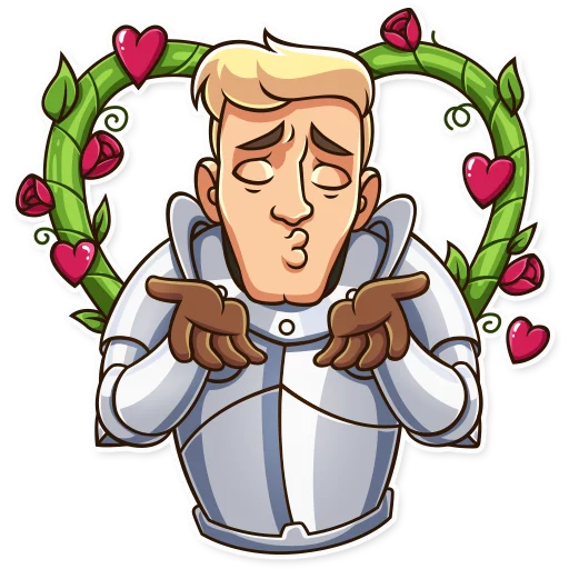 Romantic Knight emoji 🥰