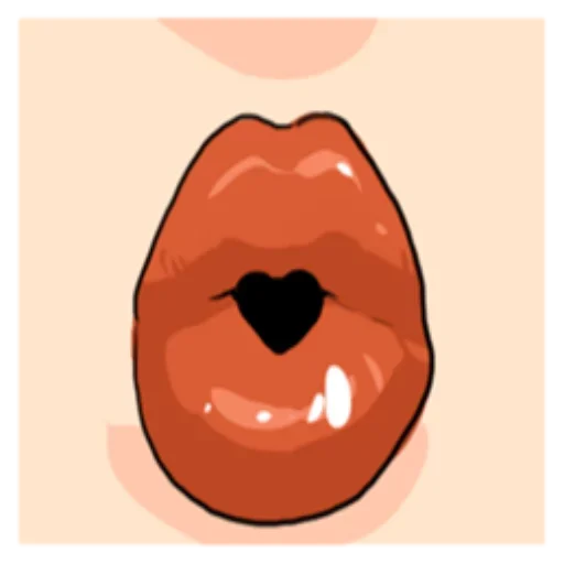 Romantic Love emoji 👄