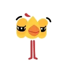 Rombo Bird stiker 👀