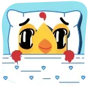 Rombo Bird emoji 🤒