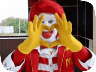 Эмодзи Ronald McDonald Memes ❤️