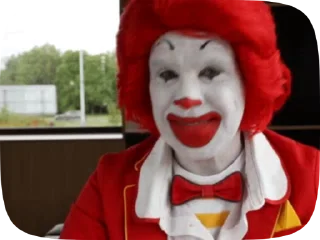 Стикер Ronald McDonald Memes 👋