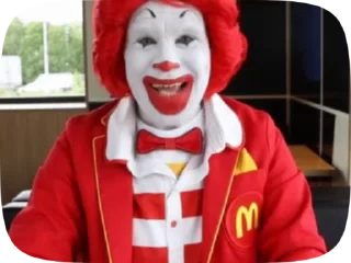 Стікер Ronald McDonald Memes 😘