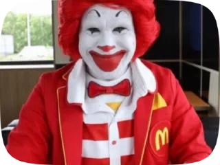 Ronald McDonald Memes sticker 🙂