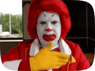 Стікер Ronald McDonald Memes 🙂