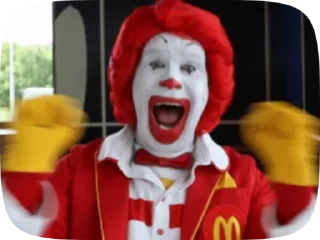 Стикер Ronald McDonald Memes 🥳