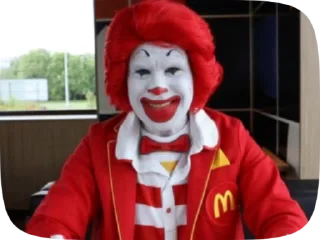 Эмодзи Ronald McDonald Memes 👍