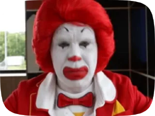 Ronald McDonald Memes stiker 😭