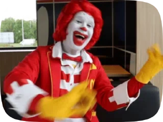 Стікер Ronald McDonald Memes 🎸