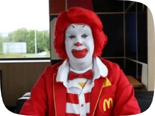 Стікер Ronald McDonald Memes 👅