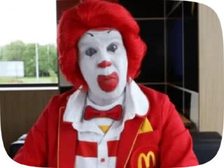 Стикер Ronald McDonald Memes 😝